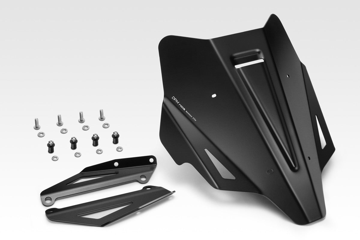 R-0946 MT07 2021/24 - Cupolino 'Warrior' - Parabrezza in Alluminio - Minuteria Inclusa - Facile Installazione - Accessori De Pretto Moto (DPM Race) - 100% Made in Italy