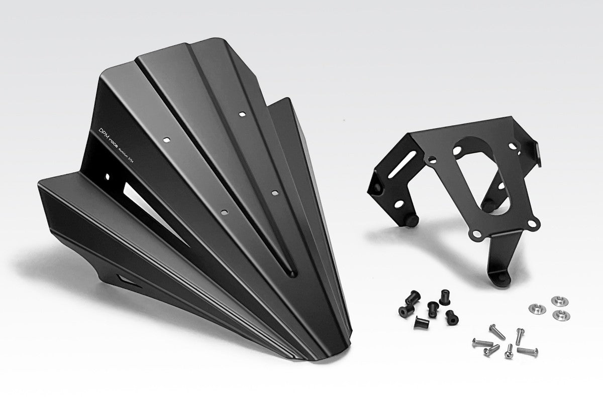 R-01017 Hornet 1000 2025 - Cupolino 'Warrior' - Parabrezza in Alluminio - Minuteria Inclusa - Facile Installazione - Accessori De Pretto Moto (DPM Race) - 100% Made in Italy