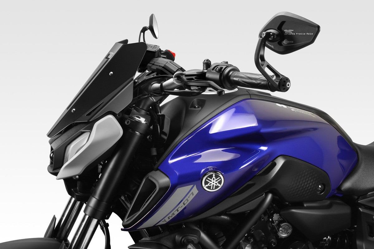 R-0946 MT07 2021/24 - Cupolino 'Warrior' - Parabrezza in Alluminio - Minuteria Inclusa - Facile Installazione - Accessori De Pretto Moto (DPM Race) - 100% Made in Italy