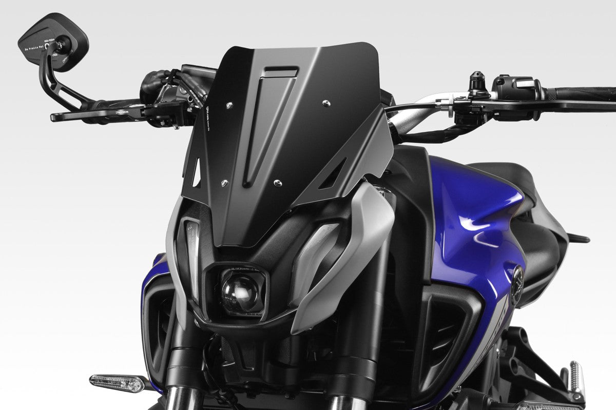 R-0946 MT07 2021/24 - Cupolino 'Warrior' - Parabrezza in Alluminio - Minuteria Inclusa - Facile Installazione - Accessori De Pretto Moto (DPM Race) - 100% Made in Italy