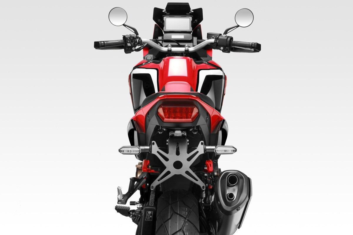 R-01013 CRF1100 Africa Twin Adventure Sport & Standard 2020/25 - Kit Targa Internazionale - Portatarga Regolabile - Minuteria Inclusa - Accessori De Pretto Moto (DPM Race) - 100% Made in Italy
