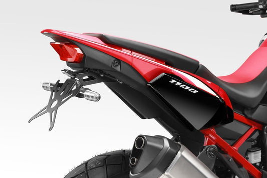 R-01013 CRF1100 Africa Twin Adventure Sport & Standard 2020/25 - Kit Targa Internazionale - Portatarga Regolabile - Minuteria Inclusa - Accessori De Pretto Moto (DPM Race) - 100% Made in Italy