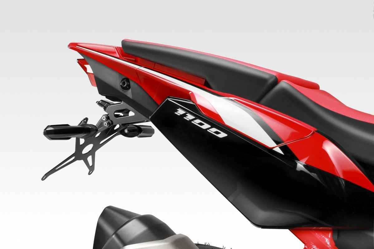 R-01013 CRF1100 Africa Twin Adventure Sport & Standard 2020/25 - Kit Targa Internazionale - Portatarga Regolabile - Minuteria Inclusa - Accessori De Pretto Moto (DPM Race) - 100% Made in Italy