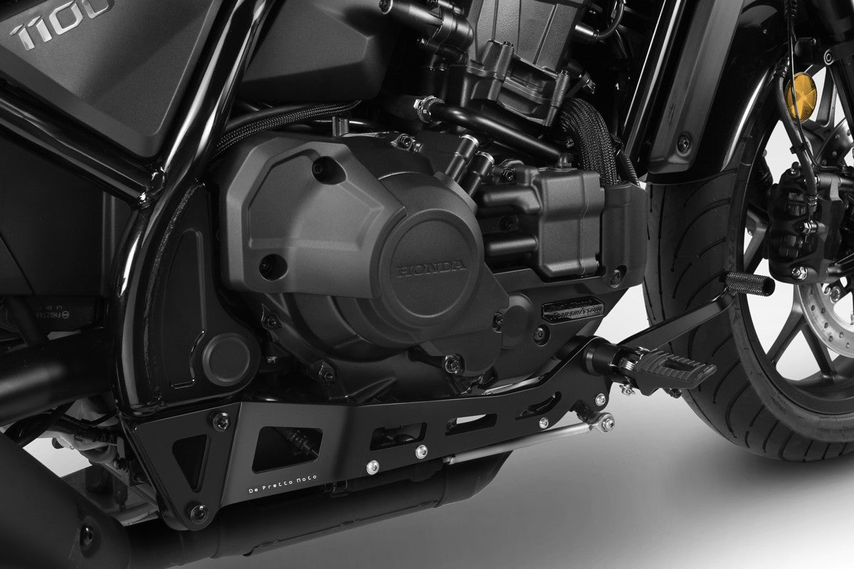 S-0940 CMX1100 Rebel 2025 Manual Transmission - Original Controls Relocation Kit - Pedal Footrests - Screws Included - De Pretto Moto Accessories (DPM Race) - 100% Made in Italy