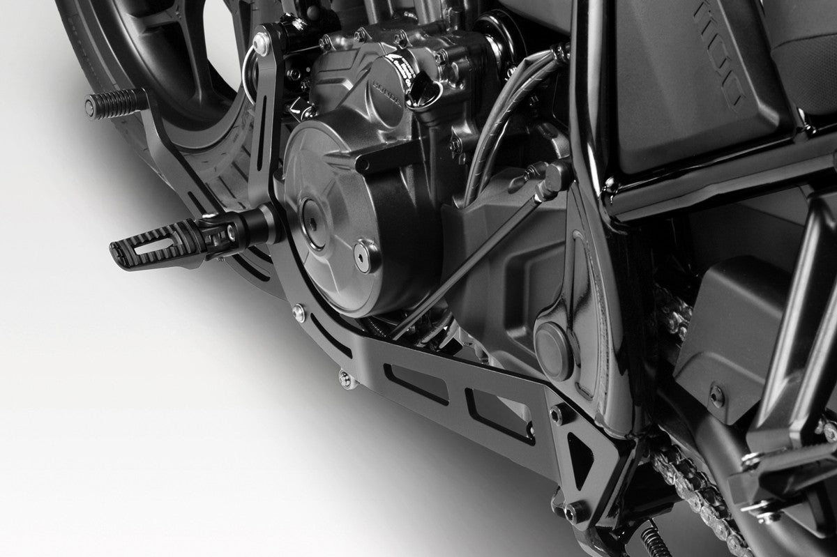 S-0940 CMX1100 Rebel 2025 Manual Transmission - Original Controls Relocation Kit - Pedal Footrests - Screws Included - De Pretto Moto Accessories (DPM Race) - 100% Made in Italy