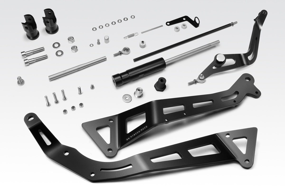 S-0940 CMX1100 Rebel 2025 Manual Transmission - Original Controls Relocation Kit - Pedal Footrests - Screws Included - De Pretto Moto Accessories (DPM Race) - 100% Made in Italy