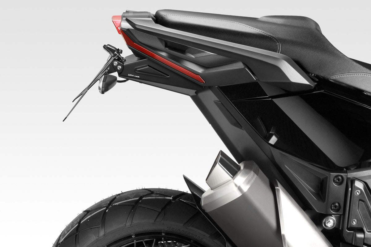R-0956B XADV 2021/25 - Kit License Plate 'Challenge' - Adjustable Tilt License Plate Holder - Hardware Fasteners Included - De Pretto Moto Accessories (DPM Race) - 100% Made in Italy