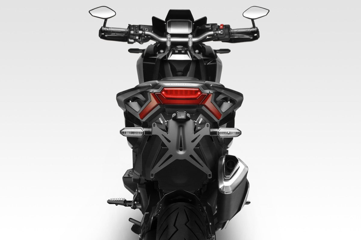 R-0956B XADV 2021/25 - Kit License Plate 'Challenge' - Adjustable Tilt License Plate Holder - Hardware Fasteners Included - De Pretto Moto Accessories (DPM Race) - 100% Made in Italy