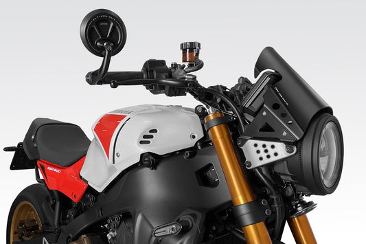 R-01052 XSR900 2025 - Cupolino - Parabrezza in Alluminio - Minuteria Inclusa - Facile Installazione - Accessori De Pretto Moto (DPM Race) - 100% Made in Italy