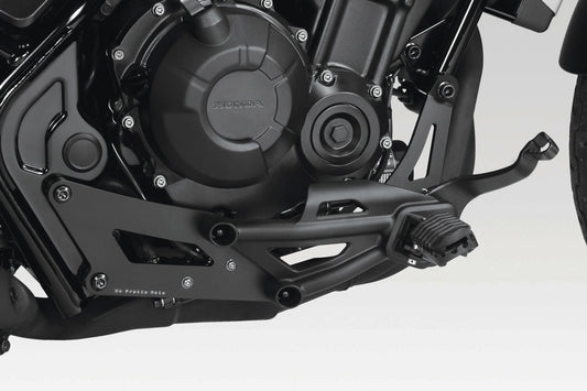 S-0796 Kit CMX500 Rebel 2017/2025 - Kit Riposizionamento Comandi Originali - Poggiapiedi Pedalini Pedane - Minuteria Inclusa - Accessori De Pretto Moto (DPM Race) - 100% Made in Italy