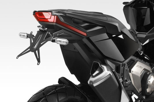 R-0956B XADV 2021/25 - Kit License Plate 'Challenge'   - Adjustable Tilt License Plate Holder - Hardware Fasteners Included - De Pretto Moto Accessories (DPM Race) - 100% Made in Italy